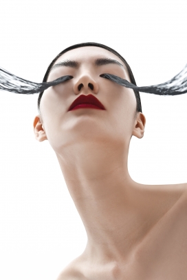 眉飞色舞-Each-调皮的睫毛创意人像摄影