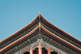 中国风宫殿飞檐建筑图