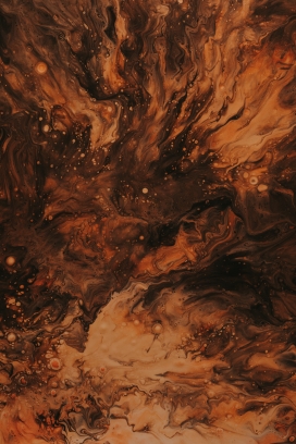 棕褐色的液体流体图