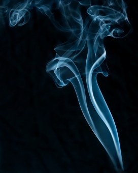 蓝色烟雾图