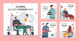 卡通医院打点滴护理素材下载