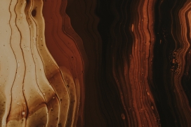 褐色抽象液态花纹图
