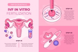 粉红色女性生殖器健康宣传海报素材下载