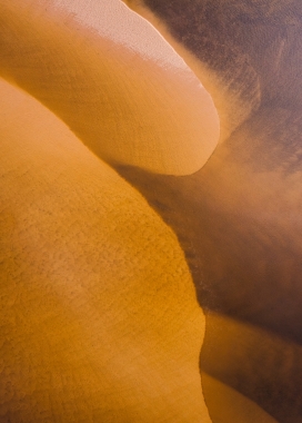 抽象的沙漠图