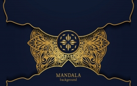 金色欧式花纹素材下载