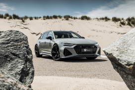 Audi RS6-银色奥迪RS6汽车