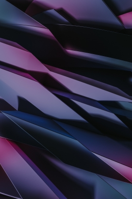 抽象的紫色玻璃片几何图形