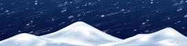 细腻丝滑的冬季雪山风景素材下载