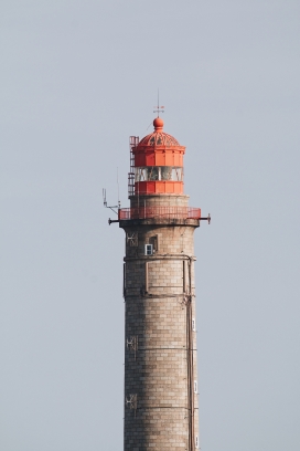 圆形砖头灯塔图