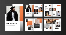 时尚人像相册宣传册海报素材下载