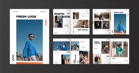 时尚时装服饰宣传册海报素材下载