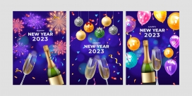 紫色圣诞节香槟气球素材下载