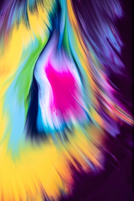 彩虹色液体图