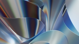 3D铝片抽象背景图