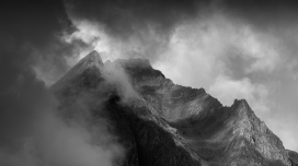 十月在阿尔卑斯山