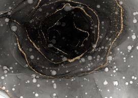 质感水银金粉花瓣素材下载