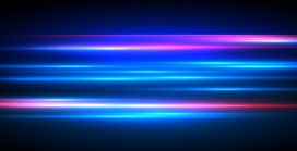 蓝紫色动感流畅光影素材下载