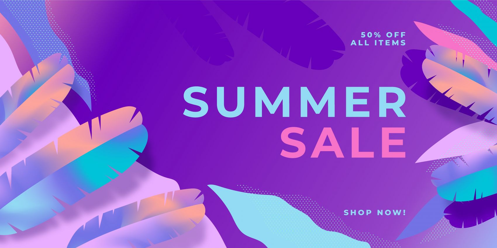 夏季时尚打折销售海报素材下载图片