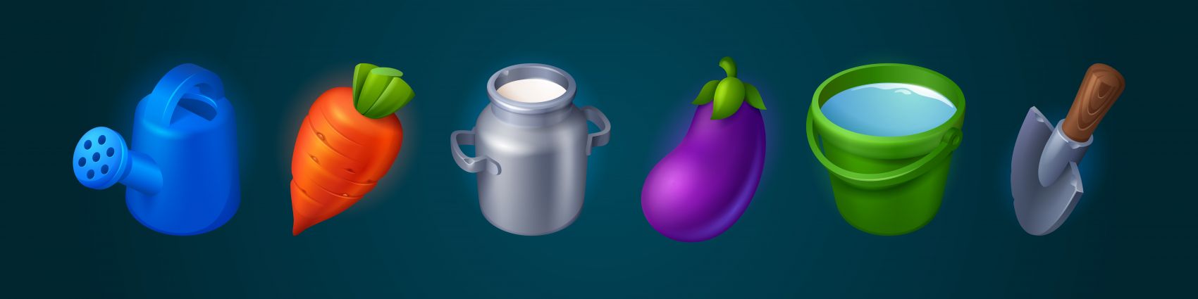 卡通维萨节庆典渐变贺卡系列素材下载图片