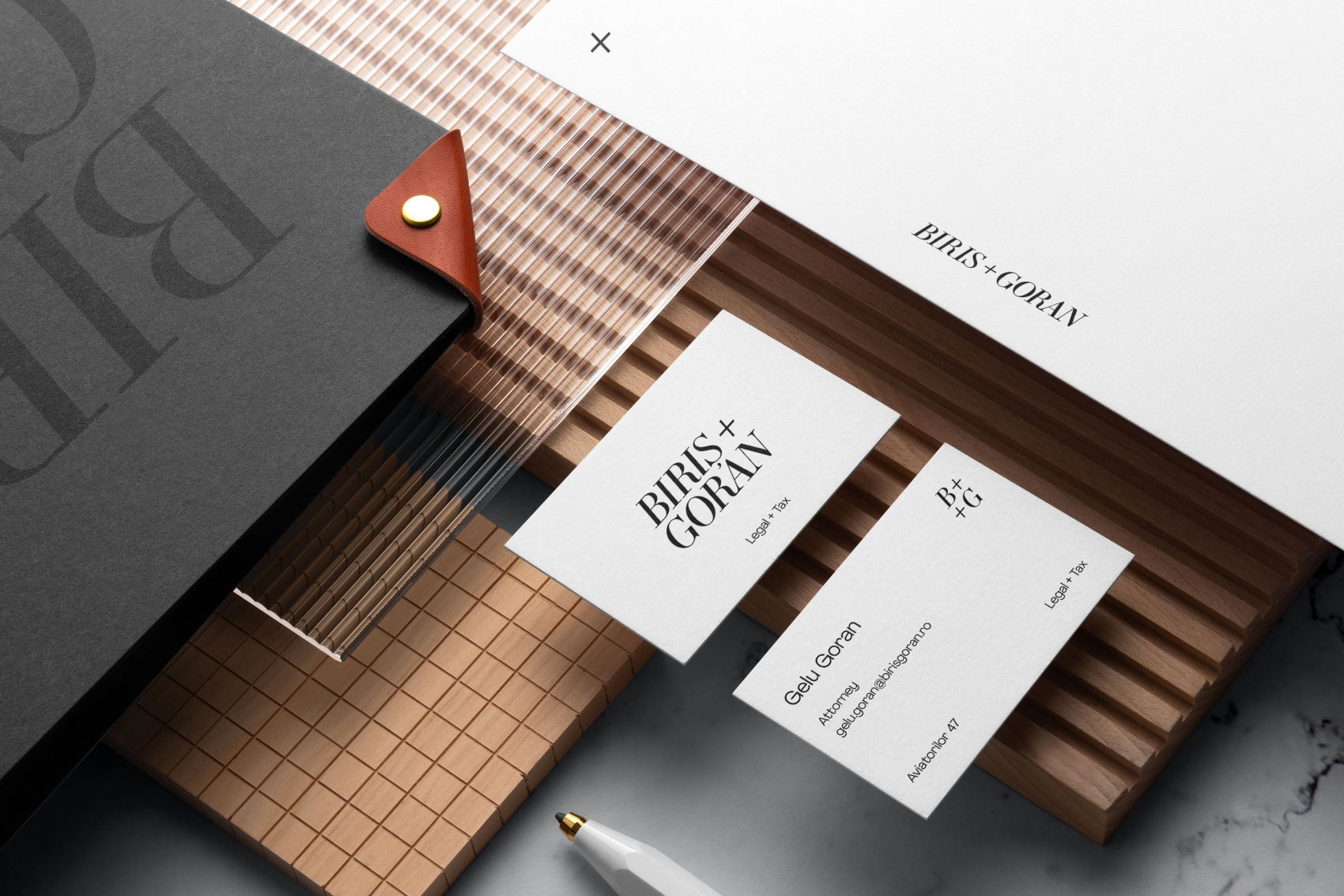 Biris+Goran-税务律师事务所品牌设计图片