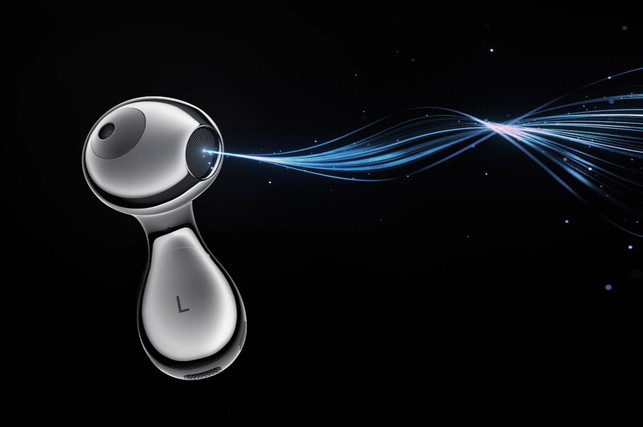 符合人体工程学舒适度、优质音质和出色ANC的水滴形华为无线耳机---酷图编号10