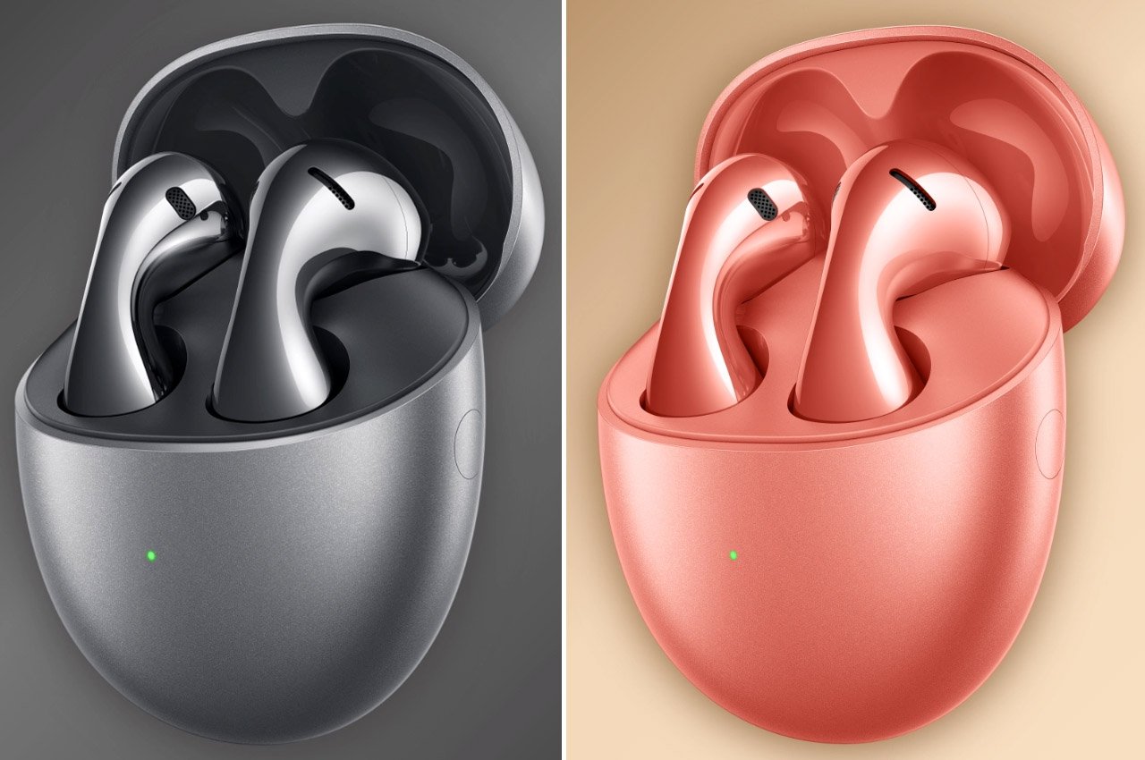 符合人体工程学舒适度、优质音质和出色ANC的水滴形华为无线耳机---酷图编号3
