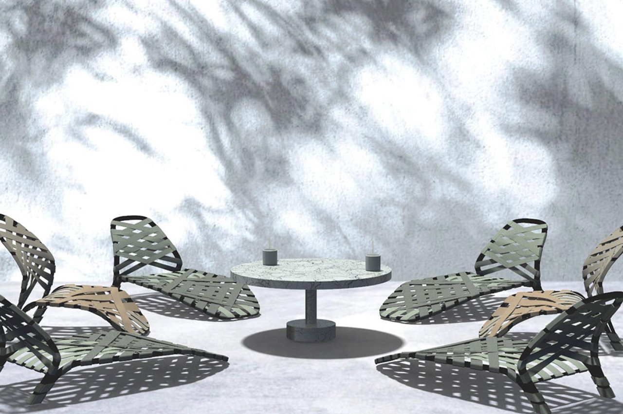 树叶风格的躺椅---酷图编号5