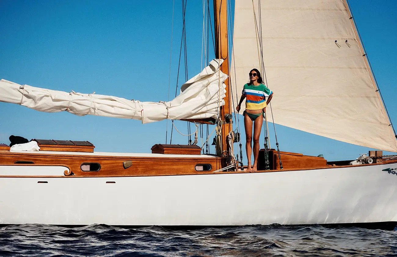 Serge Leblon为《费加罗夫人》在公海为Marilhea Peillard设计的奢华泳装---酷图编号11