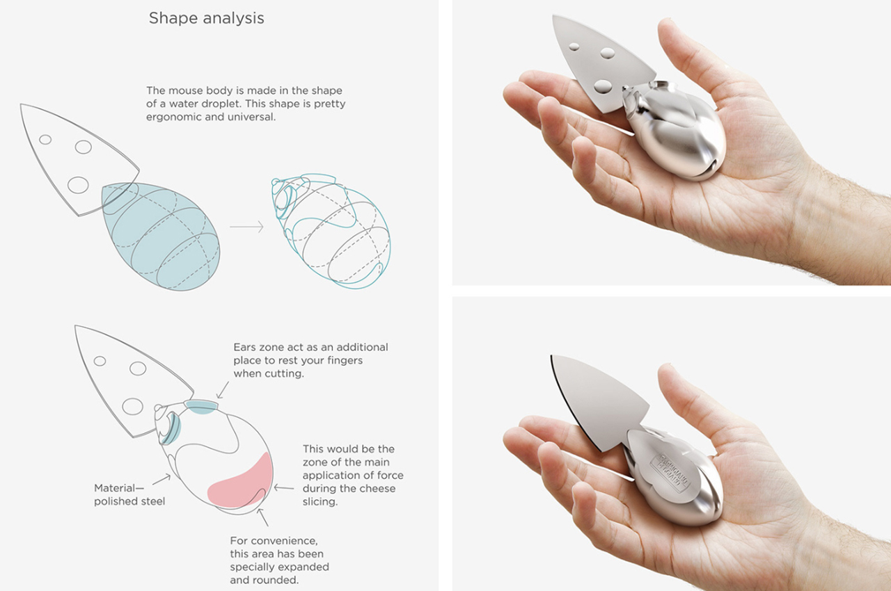 受老鼠启发的奶酪刀-让人想起了老鼠和它们的奶酪的一生追逐---酷图编号3