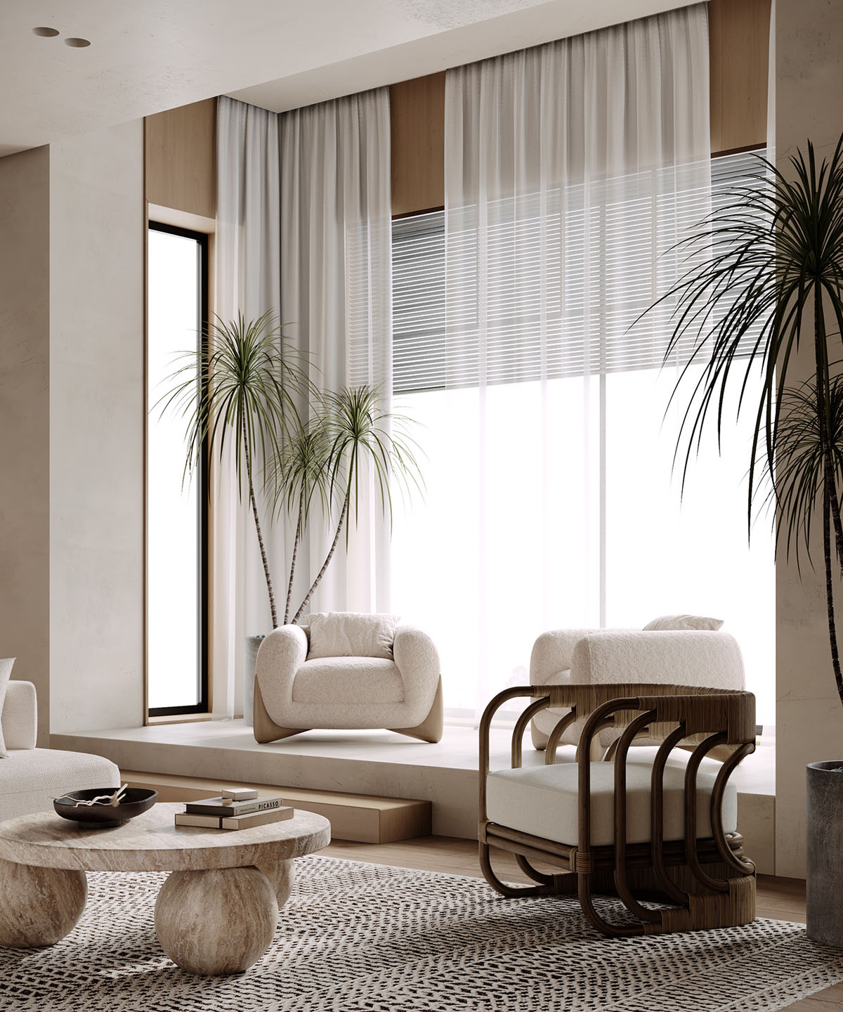 完美融合了舒适性和功能性的两个现代住宅---酷图编号20