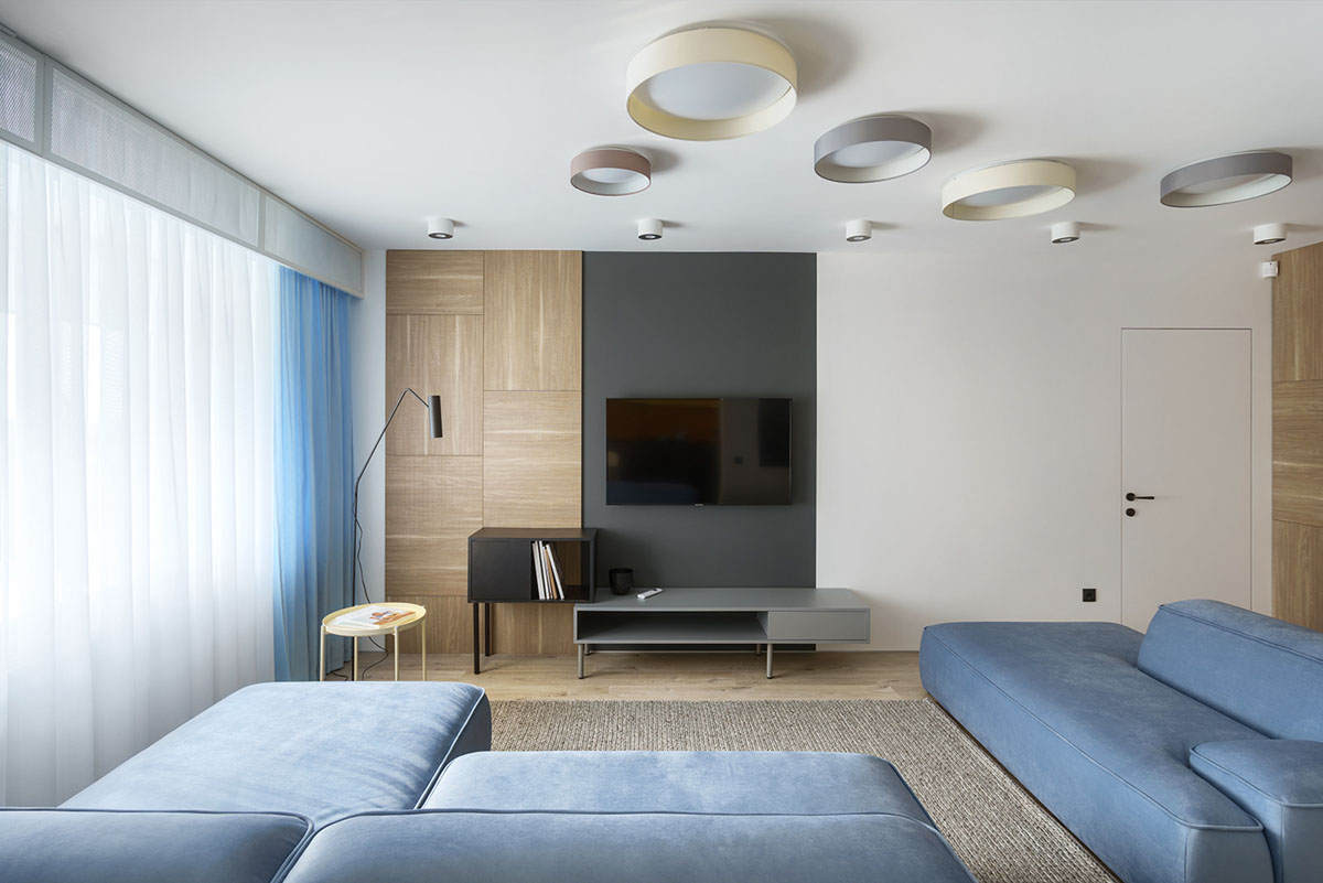 每一个区域都有独特个性色彩的现代家居内饰---酷图编号6