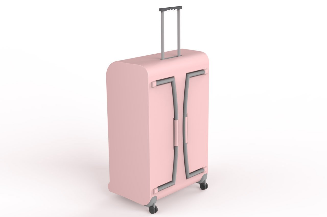 一个成长的摇篮行李箱-可以变成一匹木马,折叠成手提箱---酷图编号8