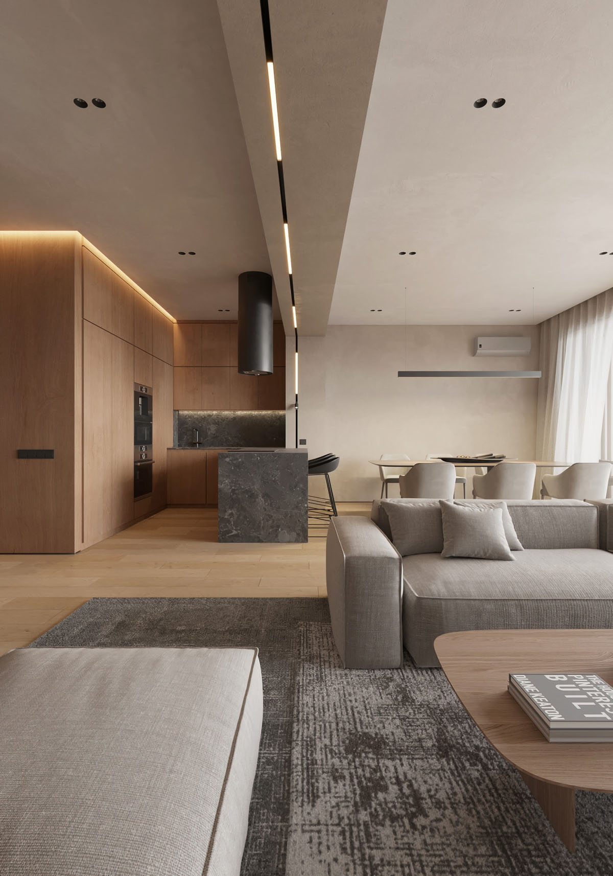 现代磁性的黑色装饰室内空间设计---酷图编号10