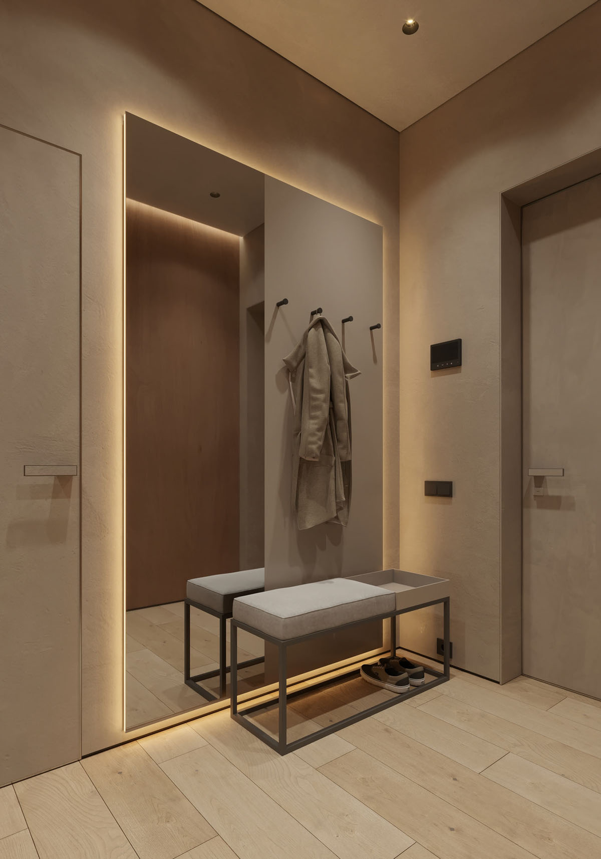 现代磁性的黑色装饰室内空间设计---酷图编号6