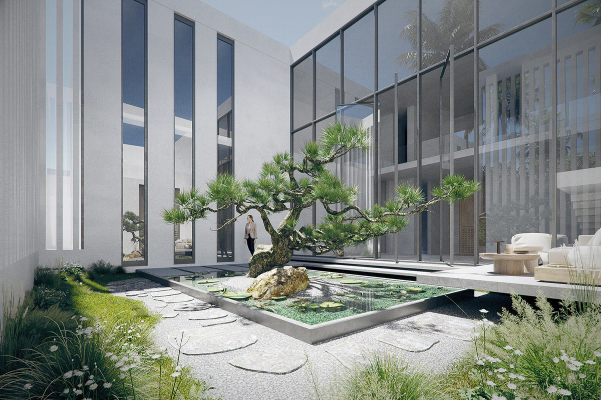 具有强大中性装饰方案的豪华家居室内内饰设计---酷图编号14