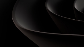黑色抽象3D扭曲图