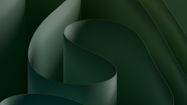 绿色曲折的抽象图