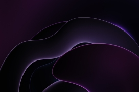 紫色曲线抽象背景图