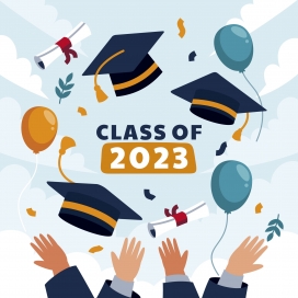 2023级学生毕业平面插图