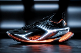 灵感来自兰博基尼跑车的运动鞋设计