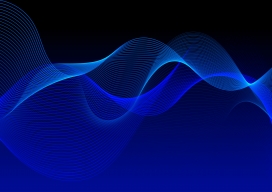 蓝色抽象流线网络通信背景