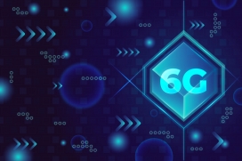蓝色6G网络科技素材下载