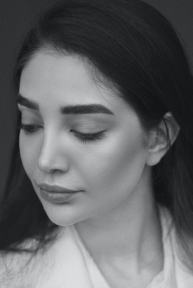 国外精美女郎黑白人像