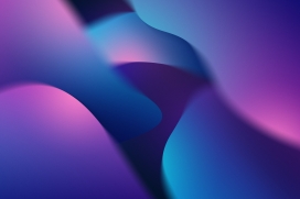 蓝紫色波澜色背景图
