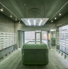El Departamento将巴塞罗那眼镜店设计为“具有挑战性的视觉锻炼”