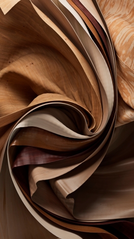 Ply-able-Wood-胶合板柔韧褶皱扭曲纹理硬木表面图