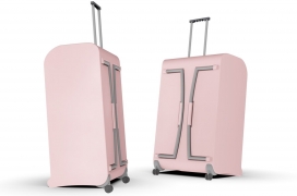 一个成长的摇篮行李箱-可以变成一匹木马，折叠成手提箱