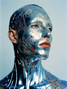 科幻AI数字人图片