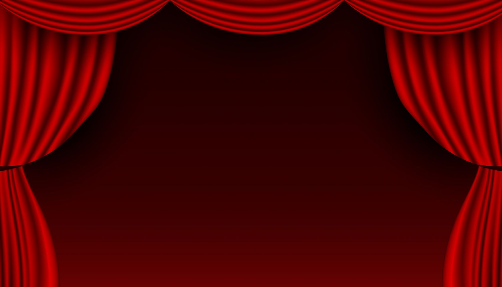 红色舞台帷幕窗帘素材图片