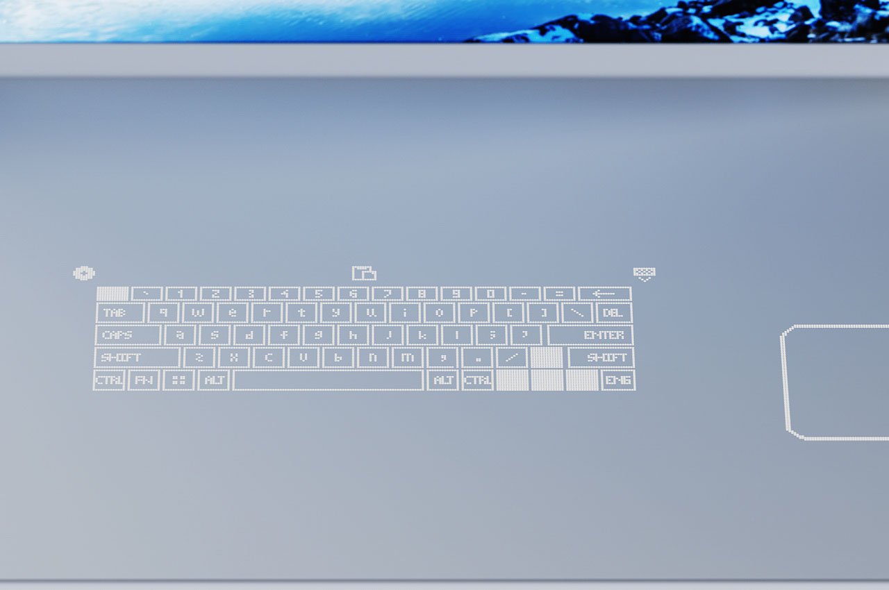 配有可滚动OLED屏幕、触觉触摸屏和内置扬声器的桌子---酷图编号9